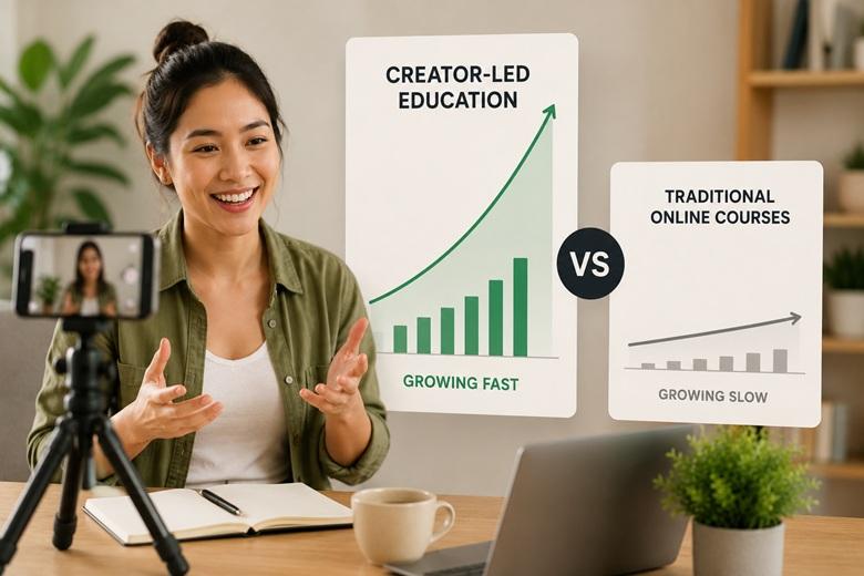 Why Creator-Led Education Is Growing Faster Than Traditional Online Courses