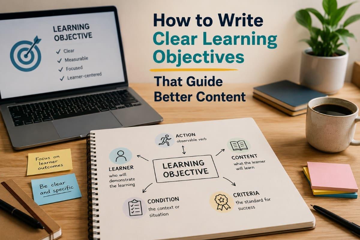 How to Write Clear Learning Objectives That Guide Better Content