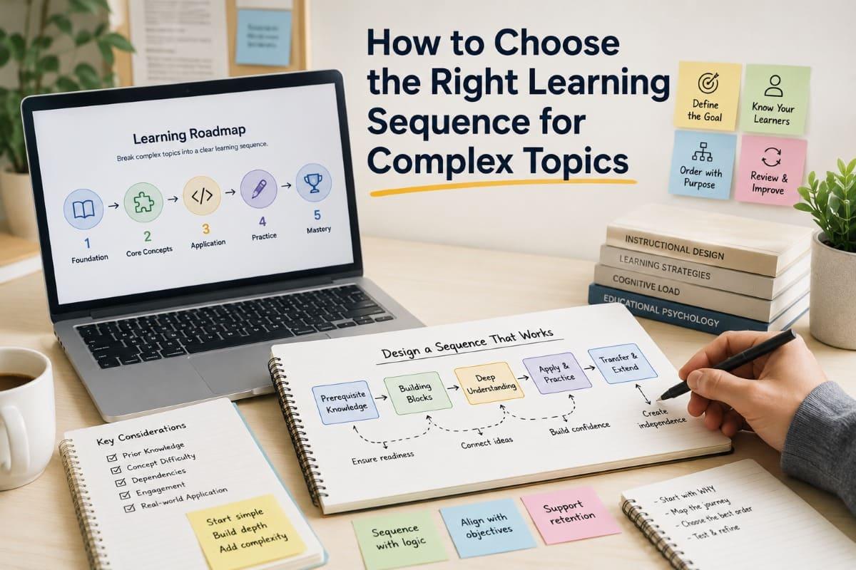 How to Choose the Right Learning Sequence for Complex Topics