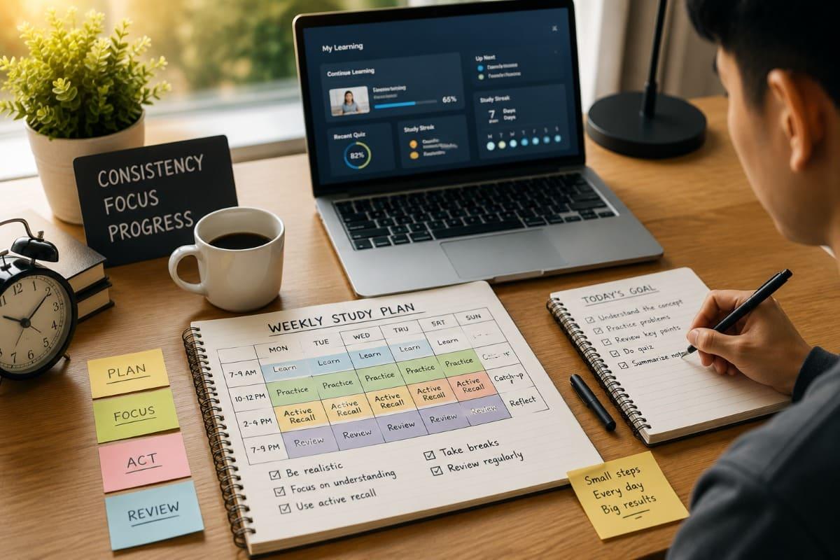 How to Build a Study Routine That Learners Can Actually Maintain