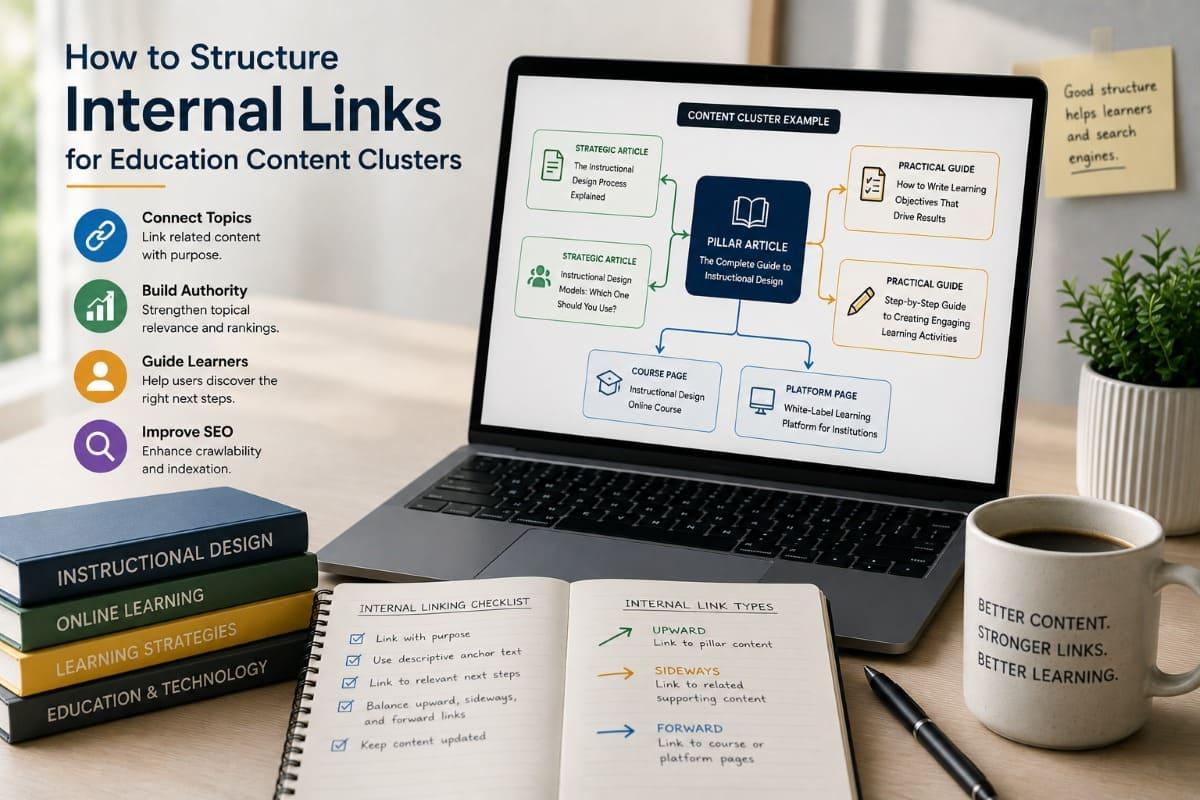 How to Structure Internal Links for Education Content Clusters