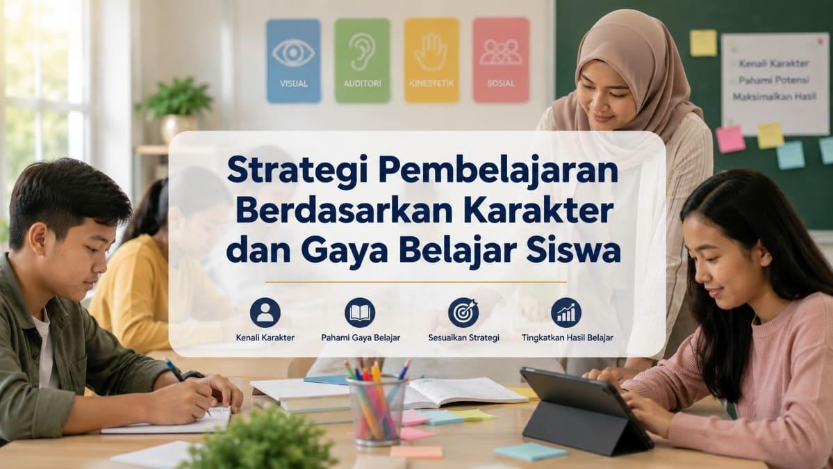 Strategi Pembelajaran Berdasarkan Karakter dan Gaya Belajar Siswa