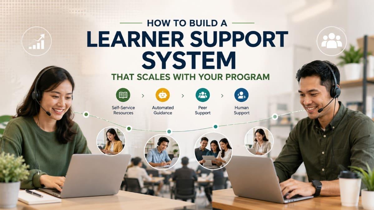 How to Build a Learner Support System That Scales With Your Program