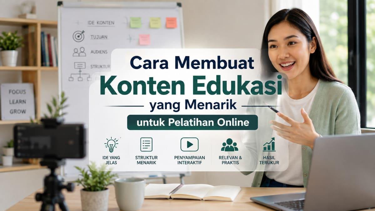 Cara Membuat Konten Edukasi yang Menarik untuk Pelatihan Online