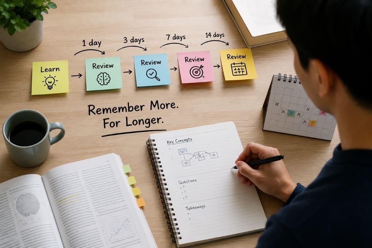 How Spaced Practice Helps Learners Remember More Over Time