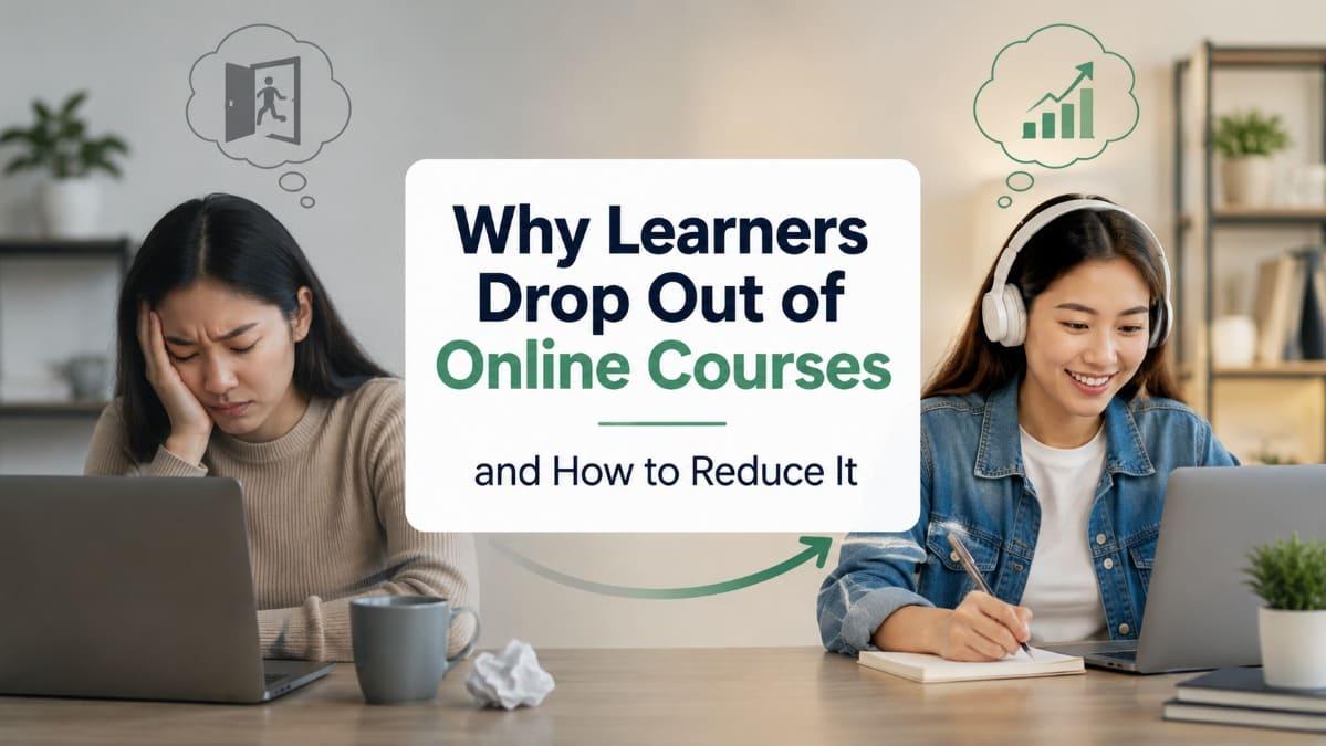 Why Learners Drop Out of Online Courses and How to Reduce It