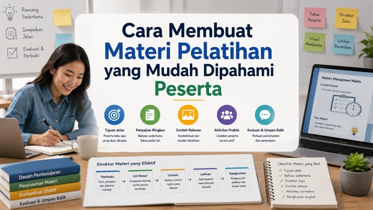 Cara Membuat Materi Pelatihan yang Mudah Dipahami Peserta