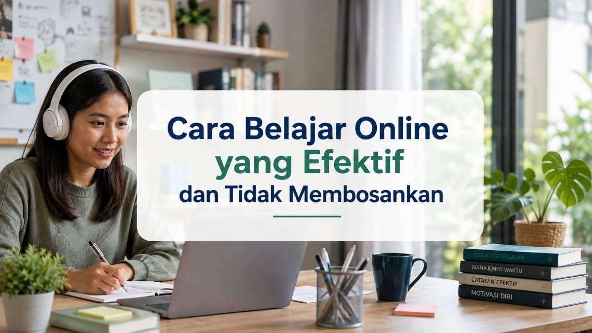 Cara Belajar Online yang Efektif dan Tidak Membosankan