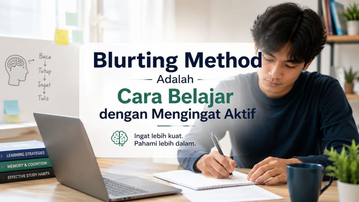 Blurting Method Adalah Cara Belajar dengan Mengingat Aktif