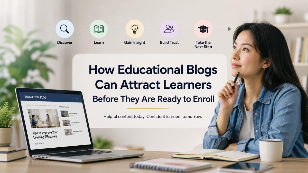 How Educational Blogs Can Attract Learners Before They Are Ready to Enroll