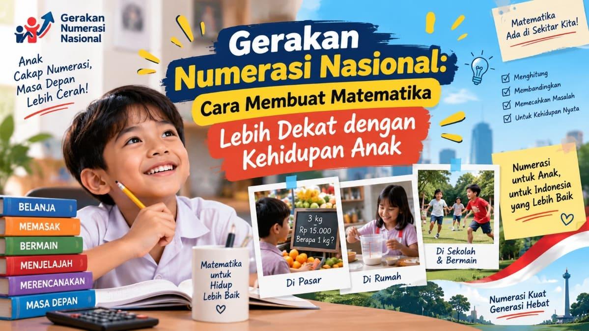 Gerakan Numerasi Nasional: Cara Membuat Matematika Lebih Dekat dengan Kehidupan Anak
