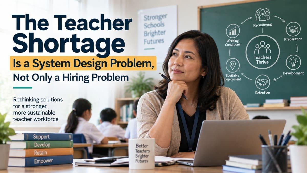 The Teacher Shortage Is a System Design Problem, Not Only a Hiring Problem
